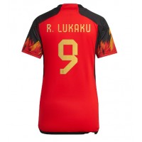 Camisa de time de futebol Bélgica Romelu Lukaku #9 Replicas 1º Equipamento Feminina Mundo 2022 Manga Curta